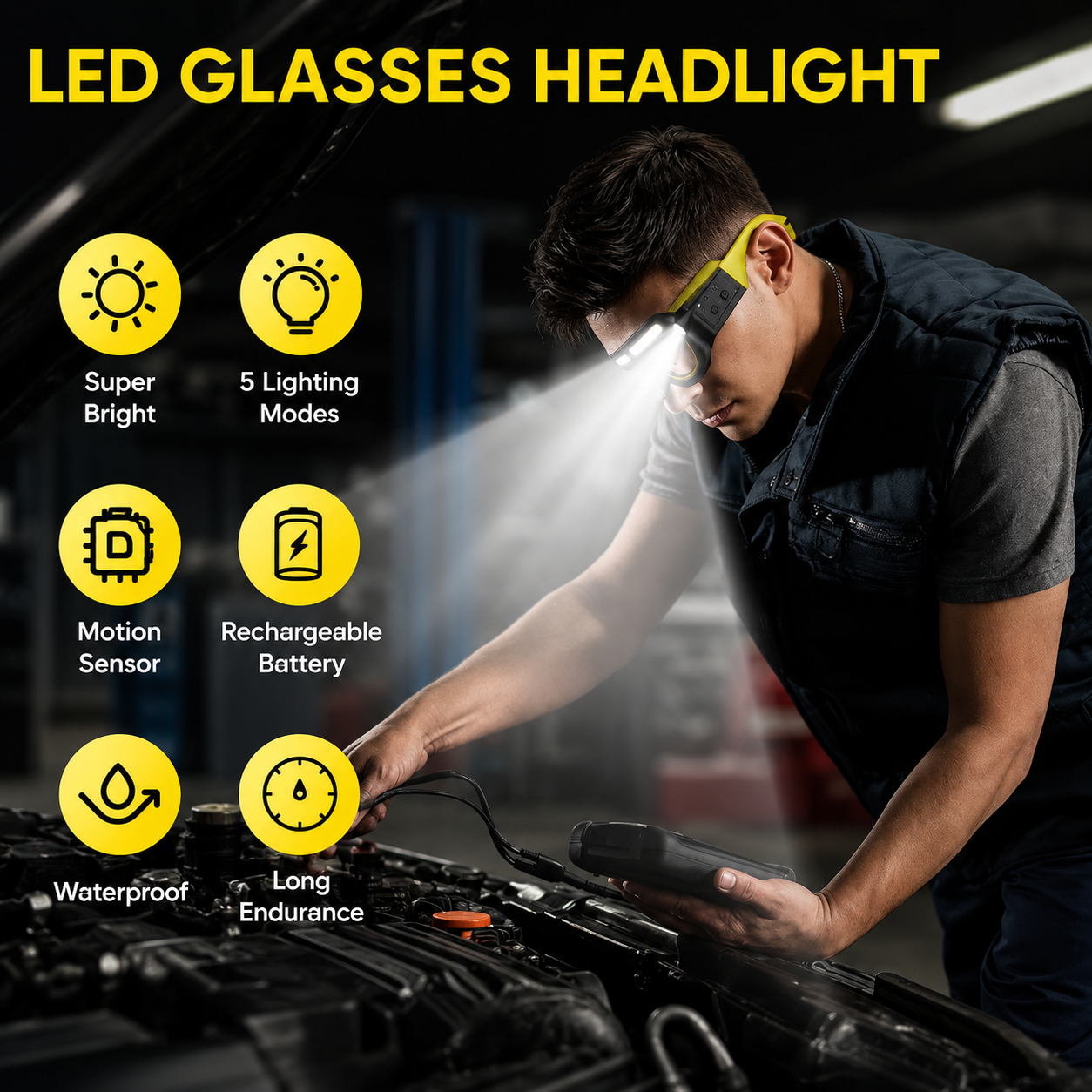 Upgraded Vision LED Glasses
