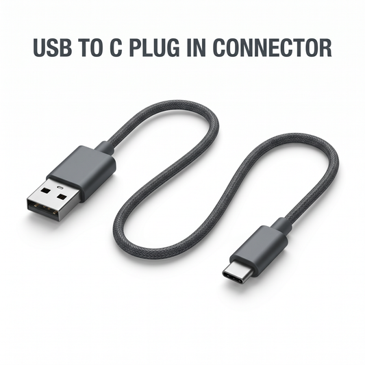 Usb to C Plug In Connector