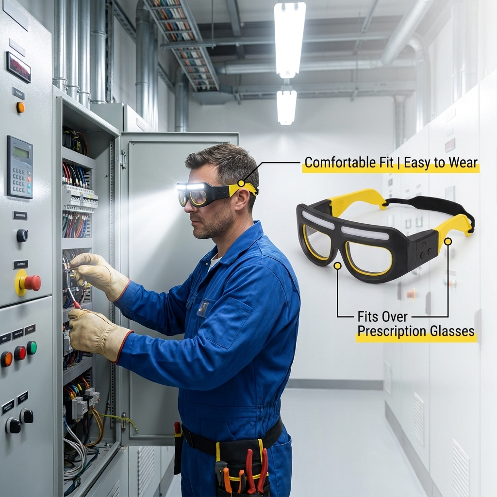 LED Headlight Glasses | See Everything in the Dark